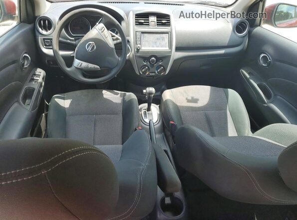 3N1CN7AP3KL837921 2019 NISSAN VERSA Red წინა პანელის ხედი