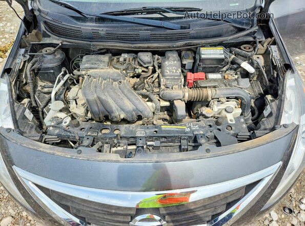 3N1CN7AP4HL906818 2017 NISSAN VERSA Gray Սալոնի հետևի տեսք