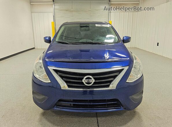3N1CN7AP4KL830010 2019 NISSAN VERSA Blue Front view
