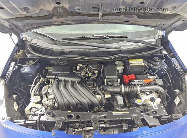 3N1CN7AP4KL830010 2019 NISSAN VERSA Blue Rear interior view