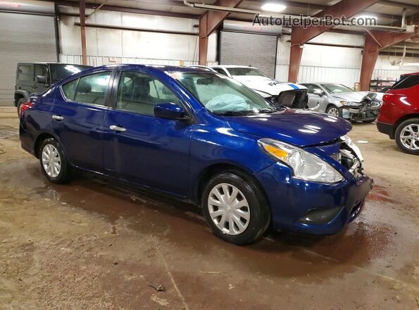 3N1CN7AP4KL866134 2019 NISSAN VERSA Blue Front right