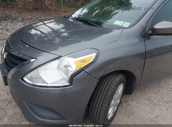 3N1CN7AP4KL866554 2019 NISSAN VERSA Gray Widok zestawu wskaźników