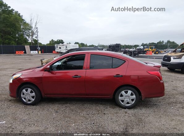 3N1CN7AP5GL839497 2016 NISSAN VERSA Red Սալոնի 360 աստիճան տեսք