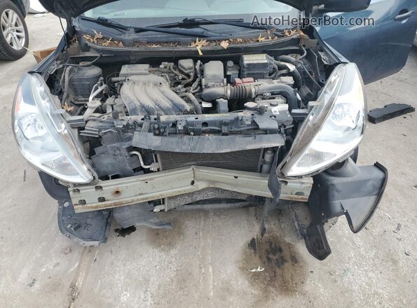 3N1CN7AP6GL818108 2016 NISSAN VERSA Blue Rear interior view