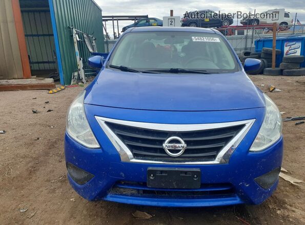 3N1CN7AP6GL851013 2016 NISSAN VERSA Blue Widok z przodu
