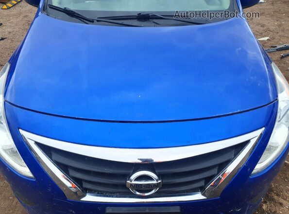 3N1CN7AP6GL851013 2016 NISSAN VERSA Blue Widok wnętrza z tyłu