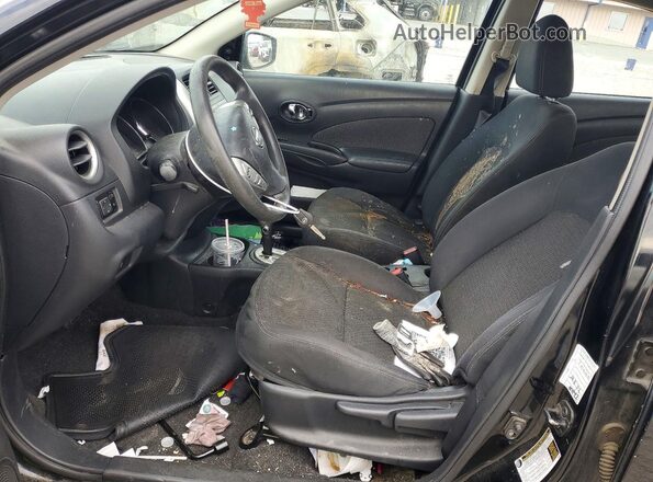 3N1CN7AP6GL869222 2016 NISSAN VERSA Черный Вид салона спереди