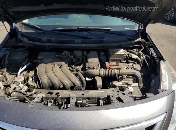 3N1CN7AP6GL870757 2016 NISSAN VERSA Silver Rear interior view