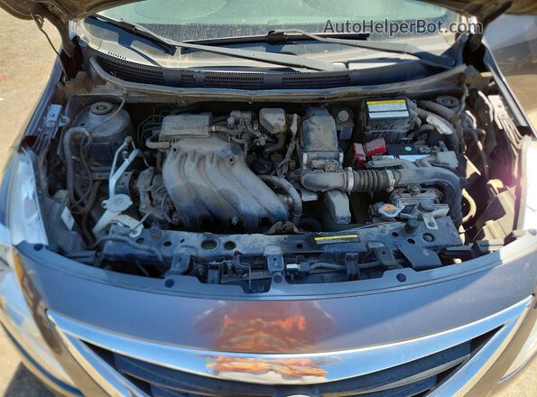 3N1CN7AP6GL875716 2016 NISSAN VERSA Gray Սալոնի հետևի տեսք