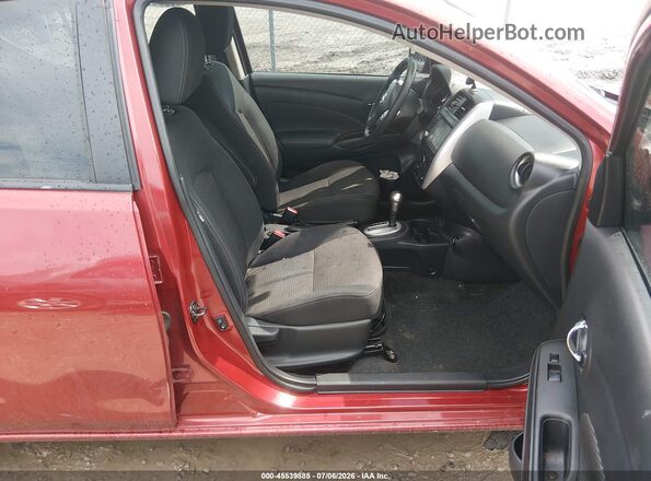 3N1CN7AP6KL877331 2019 NISSAN VERSA Red Vista interior delantera