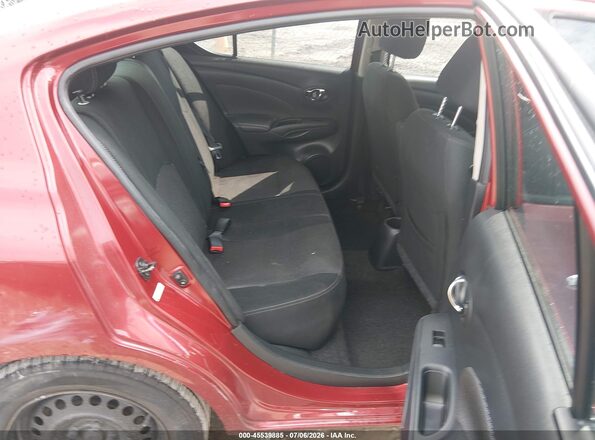 3N1CN7AP6KL877331 2019 NISSAN VERSA Red Vista de la etiqueta del VIN