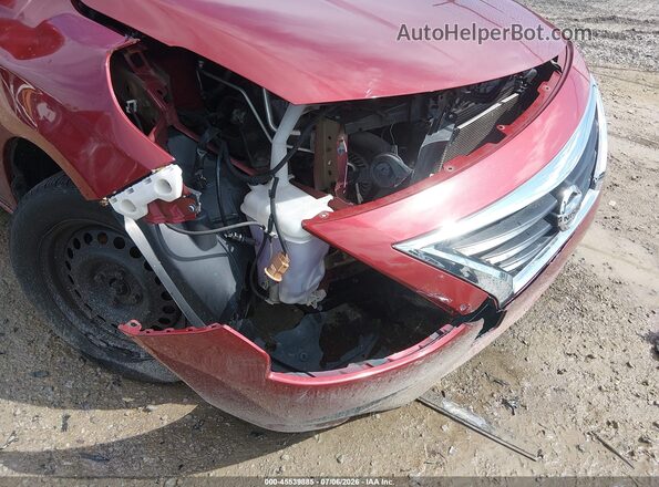 3N1CN7AP6KL877331 2019 NISSAN VERSA Red Vista interior de 360 grados
