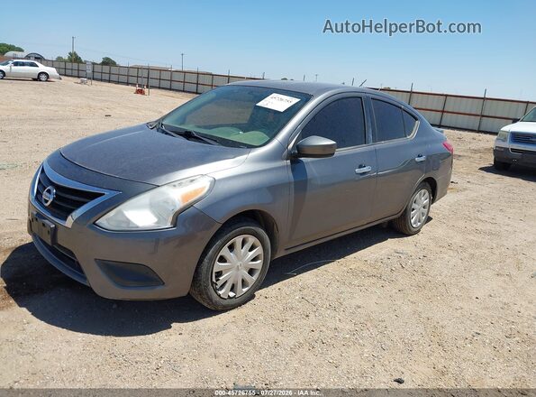 3N1CN7AP7GL802323 2016 NISSAN VERSA Серый Передняя левая четверть