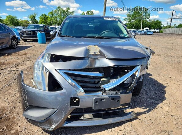 3N1CN7AP7GL802645 2016 NISSAN VERSA Gray Widok z przodu