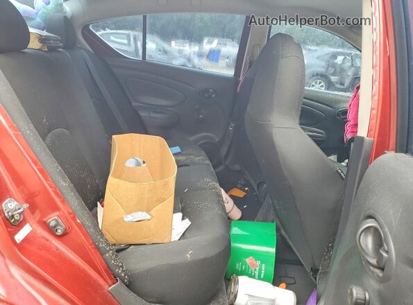 3N1CN7AP7GL818151 2016 NISSAN VERSA Red უკანა სავარძლების ხედი