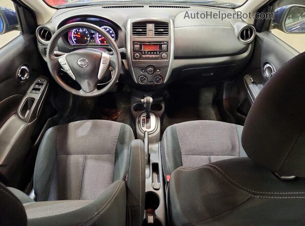 3N1CN7AP7JL848628 2018 NISSAN VERSA Blue Առջևի վահանակի տեսք
