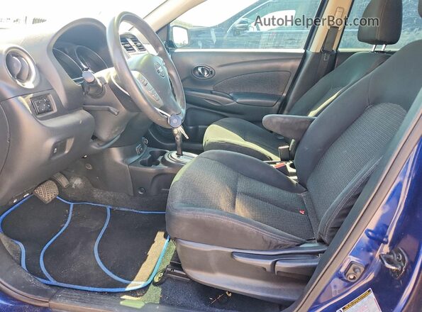 3N1CN7AP7KL812097 2019 NISSAN VERSA Blue წინა სალონის ხედი