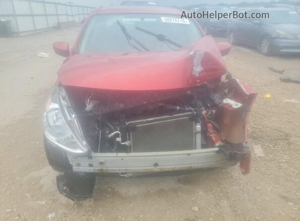 3N1CN7AP7KL816019 2019 NISSAN VERSA Red Դիմացի տեսք