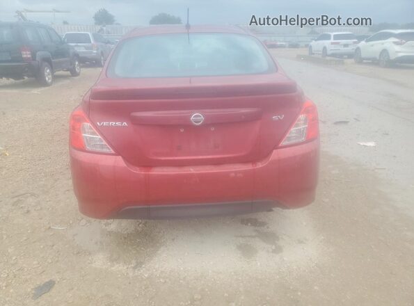 3N1CN7AP7KL816019 2019 NISSAN VERSA Red Հետևի տեսք