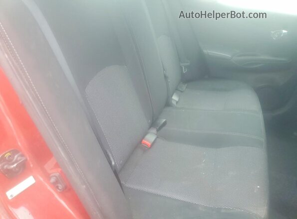 3N1CN7AP7KL816019 2019 NISSAN VERSA Red Հետևի նստատեղերի տեսք