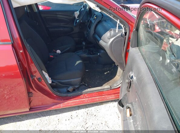 3N1CN7AP7KL822936 2019 NISSAN VERSA Maroon Vista interior delantera