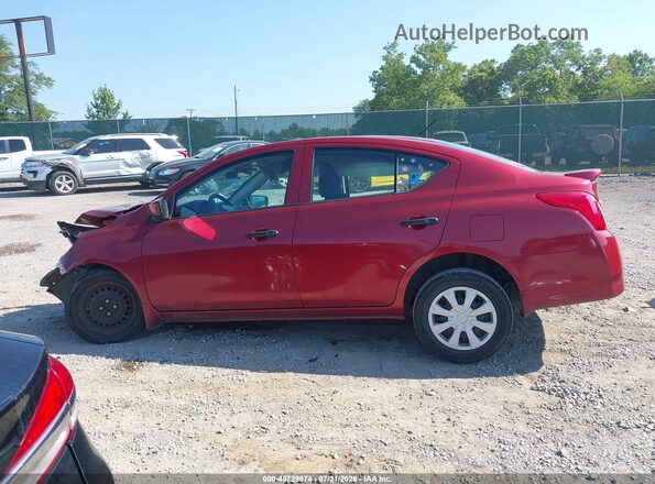 3N1CN7AP7KL822936 2019 NISSAN VERSA Maroon Vista interior de 360 grados