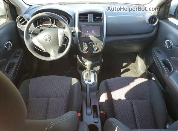 3N1CN7AP7KL866581 2019 NISSAN VERSA White Առջևի վահանակի տեսք
