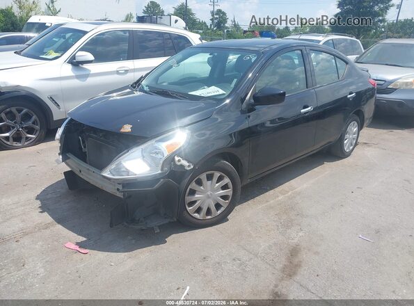 3N1CN7AP7KL878116 2019 NISSAN VERSA Black Передня ліва чверть