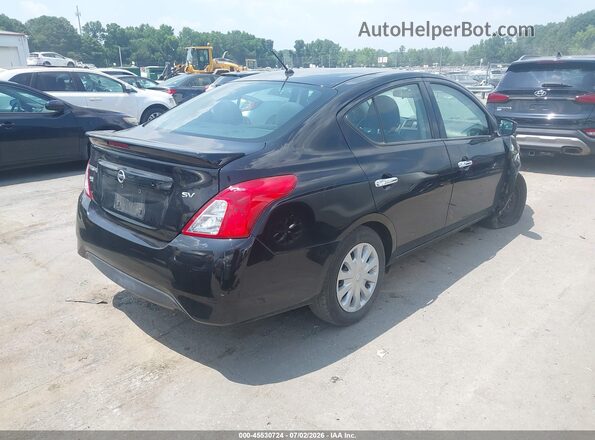 3N1CN7AP7KL878116 2019 NISSAN VERSA Black Задня права чверть