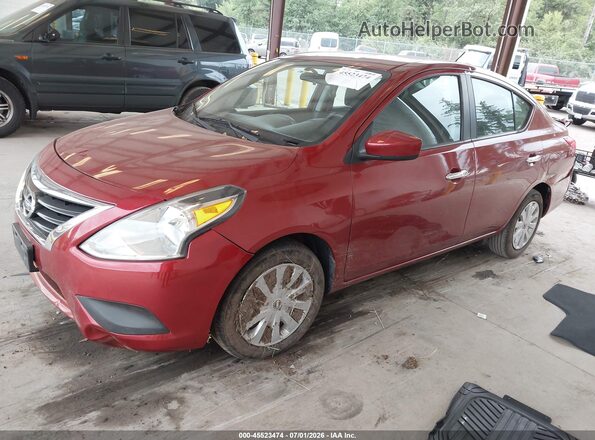 3N1CN7AP8GL819115 2016 NISSAN VERSA Red Przód lewy