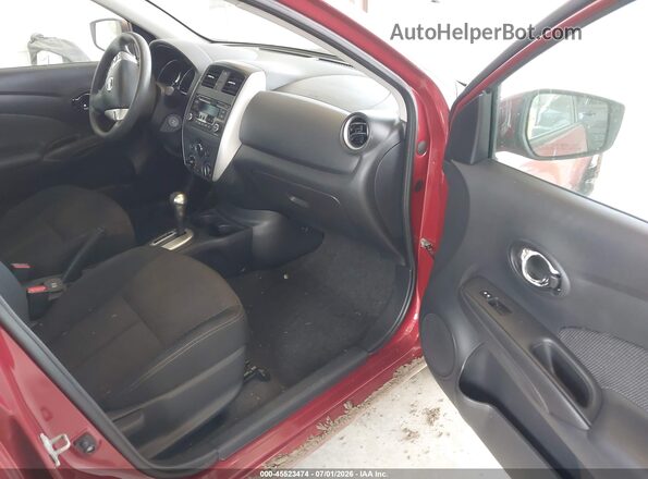 3N1CN7AP8GL819115 2016 NISSAN VERSA Red Widok wnętrza z przodu