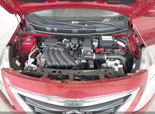 3N1CN7AP8GL819115 2016 NISSAN VERSA Red Widok z tyłu