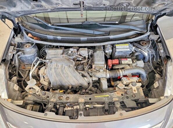 3N1CN7AP8GL821947 2016 NISSAN VERSA Gray Вид задньої частини салону