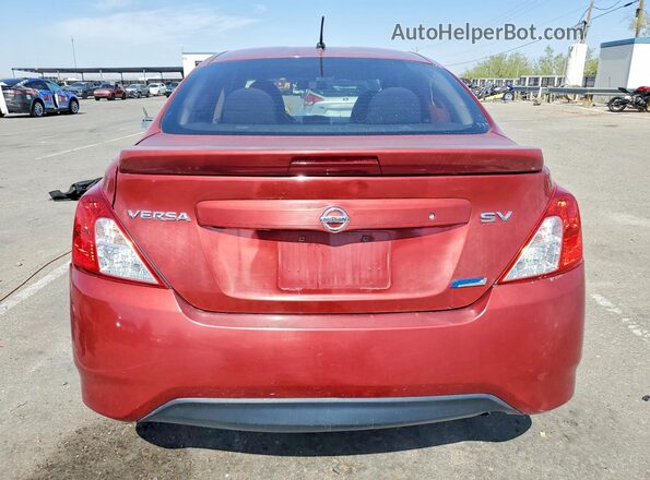 3N1CN7AP8GL861879 2016 NISSAN VERSA Red უკანა ხედი