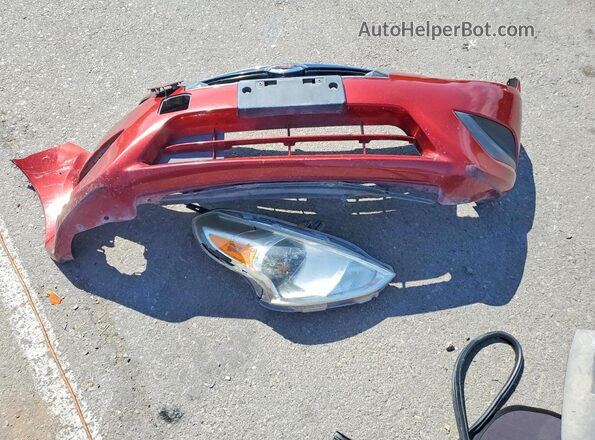 3N1CN7AP8GL861879 2016 NISSAN VERSA Red ძრავის განყოფილების ხედი