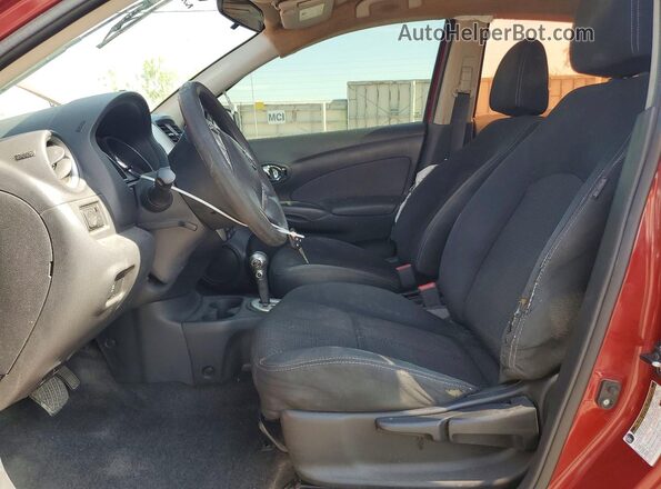3N1CN7AP8GL861879 2016 NISSAN VERSA Red წინა სალონის ხედი