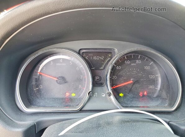 3N1CN7AP8GL861879 2016 NISSAN VERSA Red ხელსაწყოთა პანელის ხედი