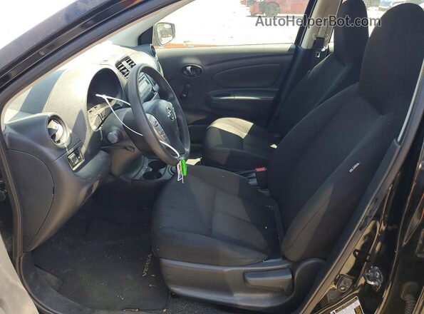 3N1CN7AP8GL866452 2016 NISSAN VERSA Black Вид салону спереду
