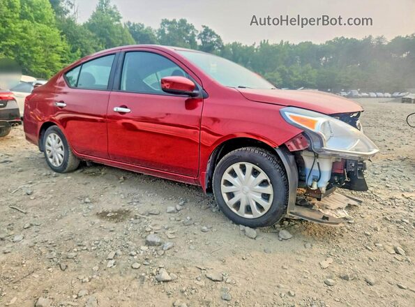 3N1CN7AP8GL882165 2016 NISSAN VERSA Burgundy Передня права чверть