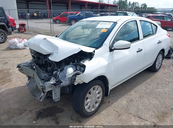 3N1CN7AP8GL893828 2016 NISSAN VERSA White Առջևի ձախ երեք քառորդ տեսարան