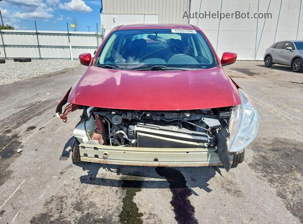 3N1CN7AP8GL894008 2016 NISSAN VERSA Maroon Widok z przodu
