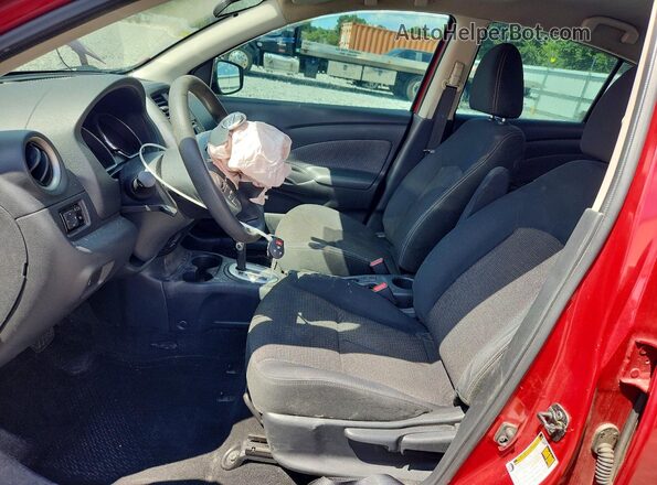 3N1CN7AP8GL894008 2016 NISSAN VERSA Maroon Widok wnętrza z przodu