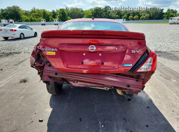 3N1CN7AP8GL894008 2016 NISSAN VERSA Maroon Widok z tyłu