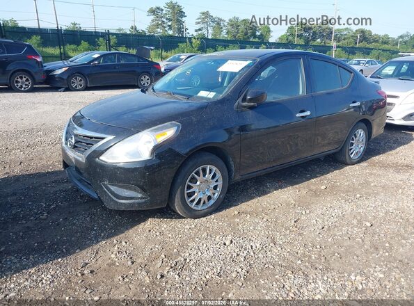 3N1CN7AP8GL899340 2016 NISSAN VERSA Black წინა მარცხენა ხედი სამი მეოთხედიდან