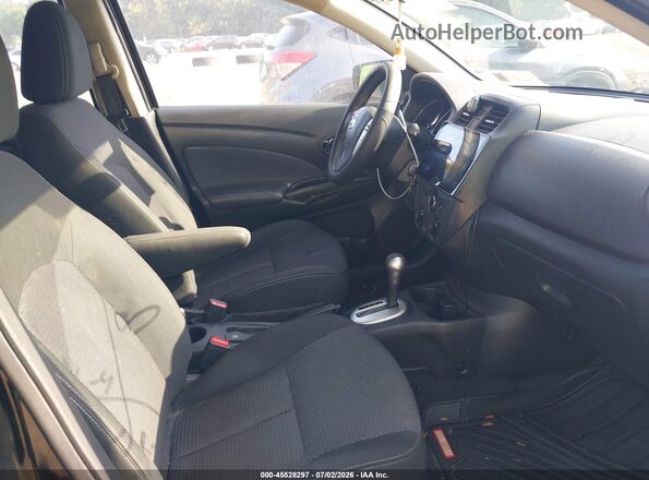 3N1CN7AP8GL899340 2016 NISSAN VERSA Black წინა სალონის ხედი