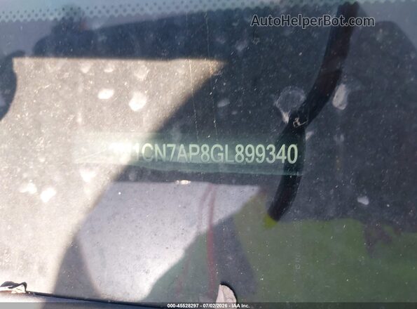 3N1CN7AP8GL899340 2016 NISSAN VERSA Black ხელსაწყოთა პანელის ხედი