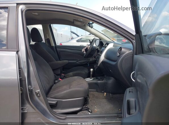 3N1CN7AP8GL905623 2016 NISSAN VERSA Gray Widok wnętrza z przodu