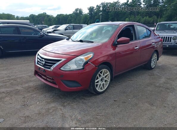 3N1CN7AP8GL908862 2016 NISSAN VERSA Красный Передняя левая четверть