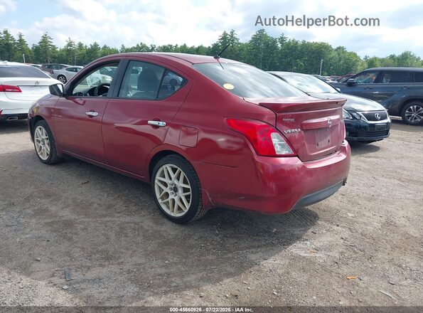 3N1CN7AP8GL908862 2016 NISSAN VERSA Красный Задняя левая четверть