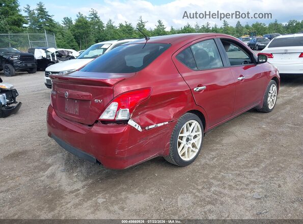 3N1CN7AP8GL908862 2016 NISSAN VERSA Красный Задняя правая четверть